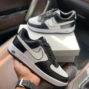Premium quality Nike Airforce 1 Low Black Panda first copy shoes in black and white leather, classic design, available with cash on delivery from Martify
