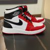 Chicago – Air Jordan 1 High 7A quality copy shoes Chicago red white black
