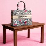 Dior canvas tote first copy handbag front view