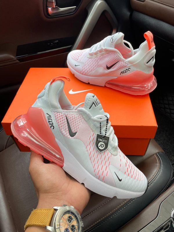 Nike Air Max 270 Pink First Copy Shoes with breathable mesh and air cushioning sole
