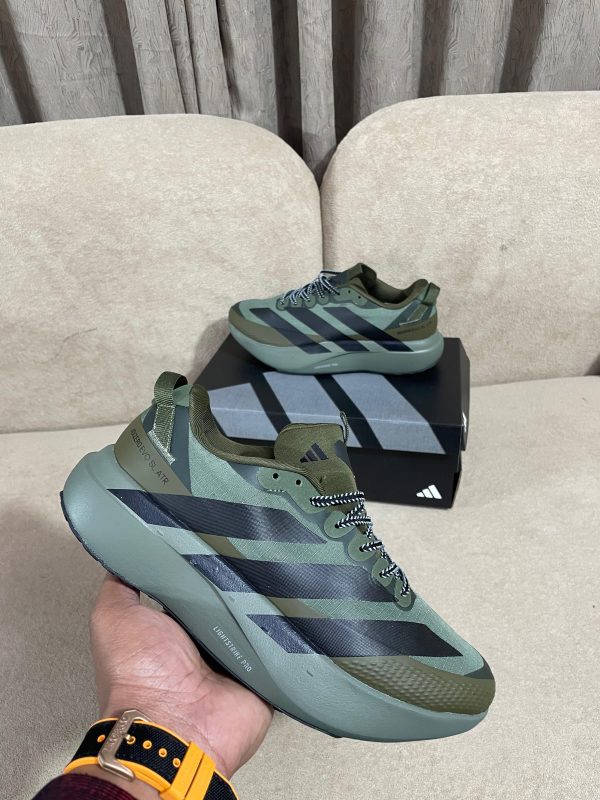 Adizero Evo SL ATR First Copy Shoes Olive Green Black sporty sneakers durable sole premium first copy India COD