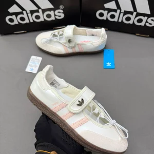 Adidas Samba Mary Jane White Pink Gum First Copy Shoes