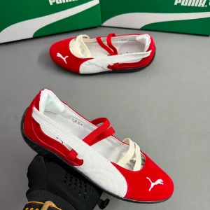 Puma Speedcat Ballet Red White First Copy Shoes