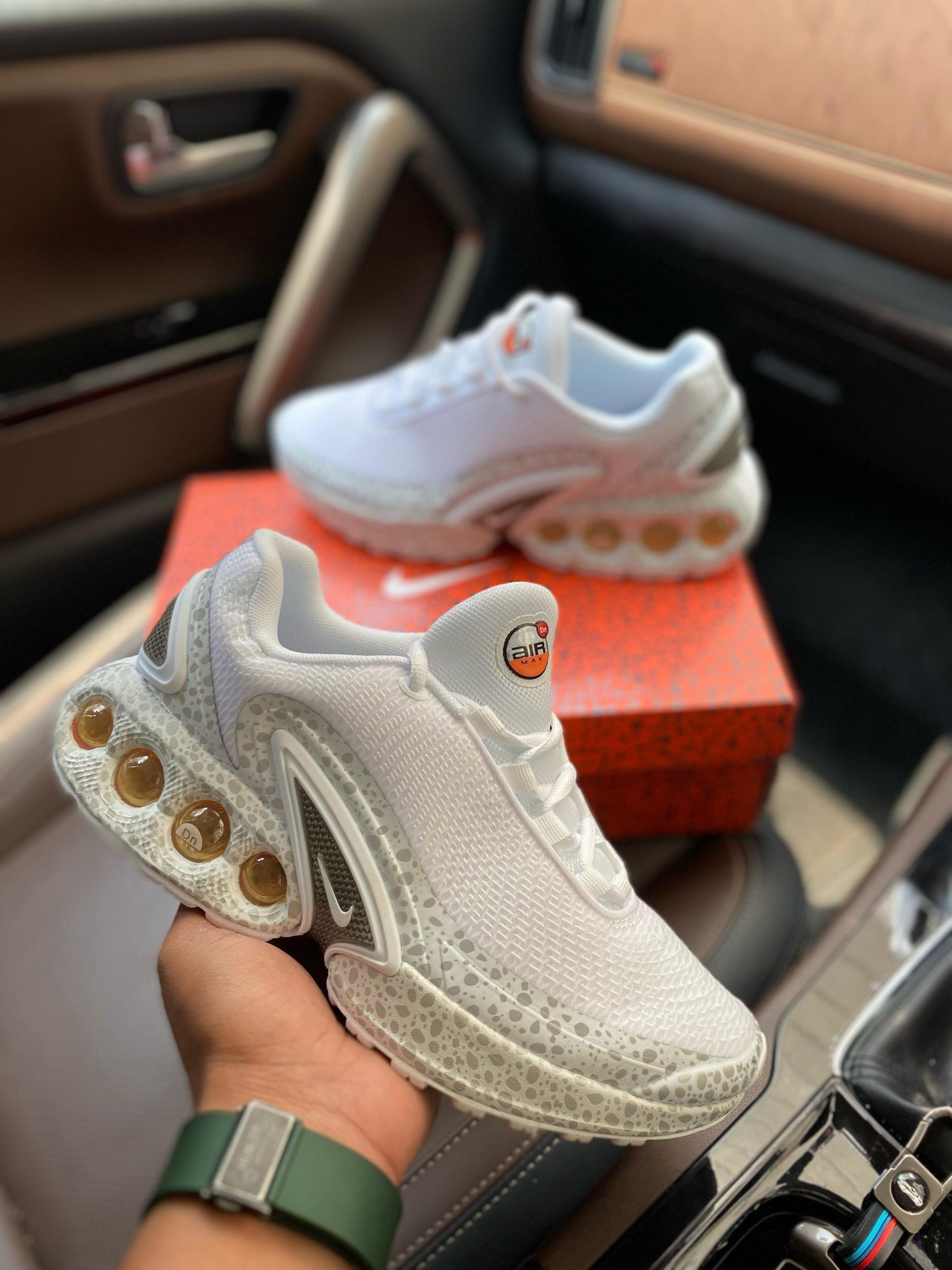 Premium quality Nike Air Max DN Electric Pink First Copy Shoes with visible air cushioning