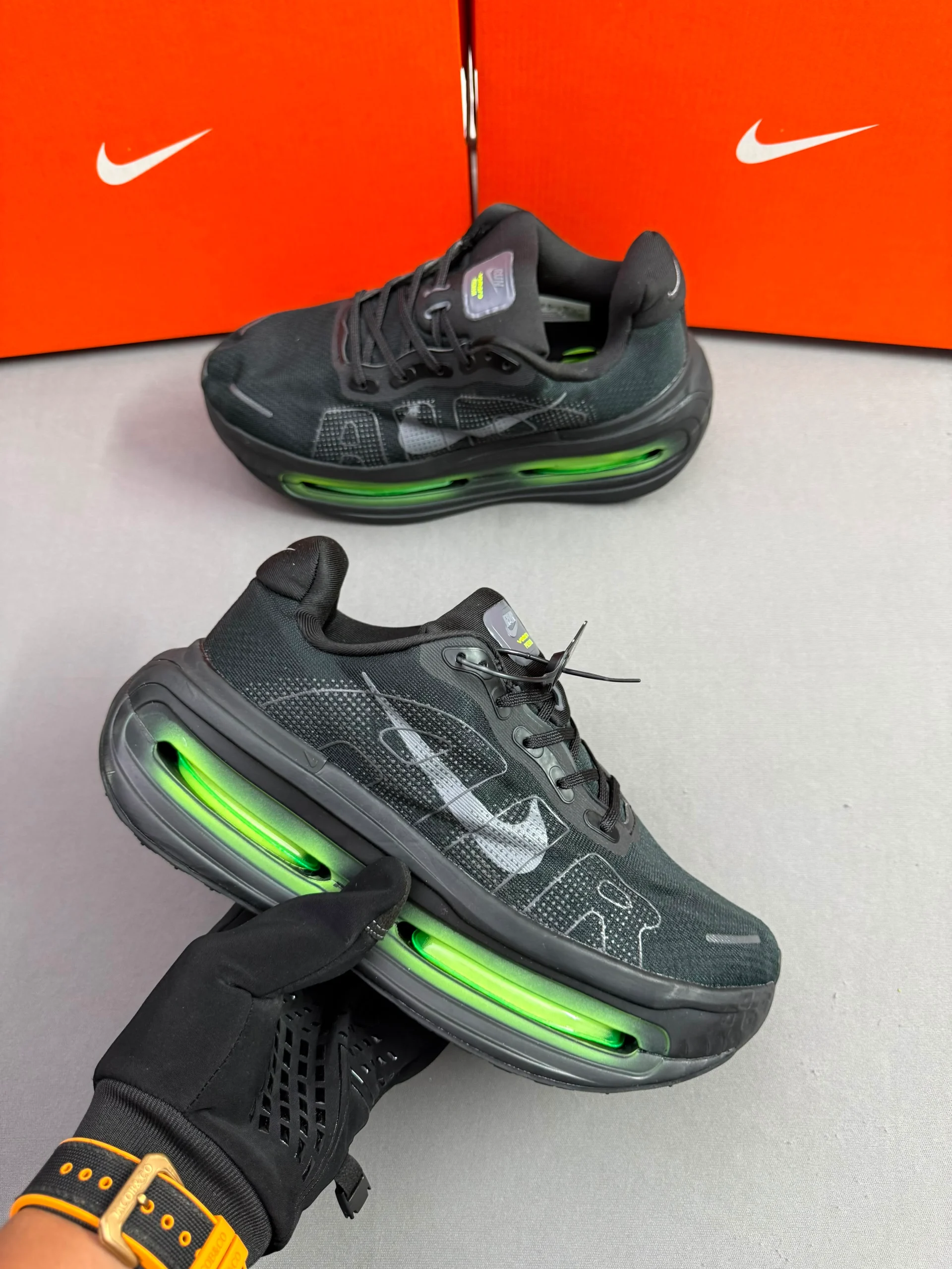 Nike Vomero Premium Black Volt First Copy Shoes